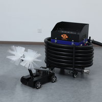 Nettoyeur de conduits d'air électrique robotisé HVAC YK-AC3600R 3600W WiFi 3 caméras HD 15m brosse à tige souple aspirateur certifié CE YorkTech