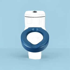 Asiento de Inodoro Elevado Portátil, Instalación Gratuita, Cojín Suave de Poliuretano de 2 Pulgadas, Inodoro <span class=keywords><strong>para</strong></span> <span class=keywords><strong>Discapacitados</strong></span> - Product Image 1
