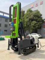 Foreuse DTH de haute qualité pour exploration géotechnique, mini-foreuse sur chenilles, machine de forage 150 m avec DTH