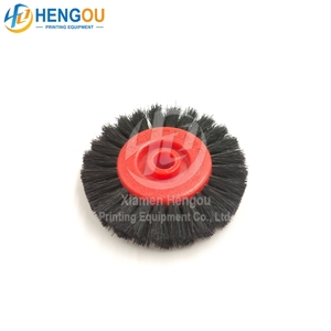 10 pcs high quality 60x8x10mm 66.891.005 Feeder Brush Wheel (<b>Black</b>/<b>Board</b>) for K/S/M/SB Offset Printing Machine Spare Parts - Product Image 6