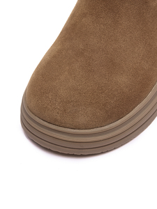 Women <b>Ankle</b> <b>Boots</b> Round Toe Platform Rubber Sole Comfortable Autumn Bootie - Product Image 6