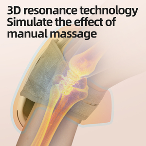Masseur de genou à vibration chauffante à prix surprise Appareils de rééducation électroniques pour la douleur au genou Offre exclusive - Product Image 3