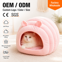 Nouveau Lit pour Chat Personnalisé en Forme de Trou d'Arbre, Doux et Chaud, en Peluche, avec Coussin en Coton PP, Robuste, OEM ODM, Protection Optimale