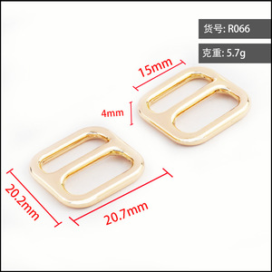 ห่วงรูปตัว D แบบปรับได้ ทำจากโลหะผสมสังกะสี สำหรับกระเป๋า ทนทานต่อการสึกหรอ อุปกรณ์เสริมฮาร์ดแวร์คุณภาพสูง - Product Image 3