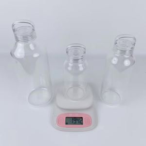 Bouteille à boire en verre borosilicate de haute qualité, sans BPA, anti-fuite, au design rond vintage, avec bouchon à vis en bois, 500 ml - Product Image 2