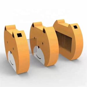 Tourniquet à battant rapide <span class=keywords><strong>avec</strong></span> capteur infrarouge RFID en forme de chat de dessin animé, peinture au four en fer, moteur DC sans balais - Product Image 1