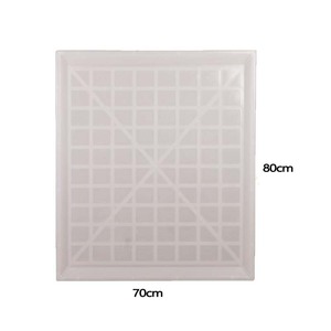 Neue 70*70cm Weiße PE-Kunststoff Umweltfreundliche Tierkäfig-Bodenwanne für Katzen, Hunde, Kaninchen – Zubehör für Kotwanne - Product Image 2