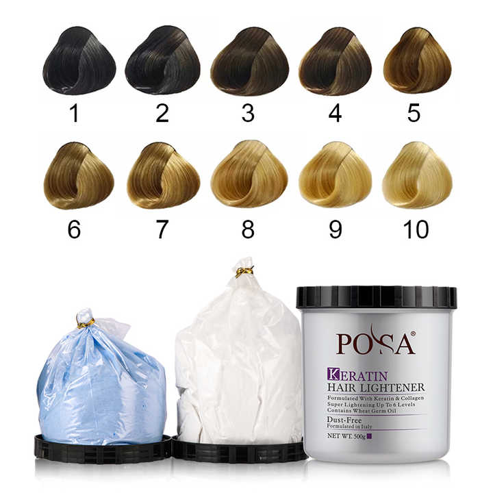 OEM Professional Hair Color Dye Lightener Blue White Hair Dust-Free ...