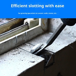 Tête de pioche électrique, <span class=keywords><strong>marteau</strong></span> perforateur, foret à percussion, <span class=keywords><strong>burin</strong></span> plat courbé, <span class=keywords><strong>burin</strong></span> mural, <span class=keywords><strong>burin</strong></span> à rainurer, queue carrée/hexagonale - Product Image 4