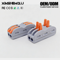 Connecteur de câble industriel à enclenchement rapide |   Bloc de bornes à connexion rapide sans outil |   pour panneau de commande d'éclairage LED