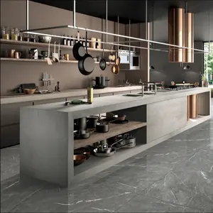 天然石6s釉瓷瓷砖浴室地板带淄博工厂900x 900mm高光深灰色瓷砖