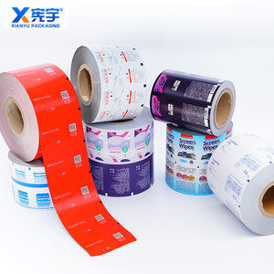 Rollo de película de plástico para alimentos con logotipo personalizado, resistente a bajas temperaturas, rollo de película congelada, impresión transparente, bolsa de sellado de alimentos resistente - Product Image 1