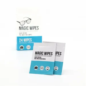 Glasses Screen Wipes Lens Cleaning Wipes or Anti Fog Wet Wipes for adults