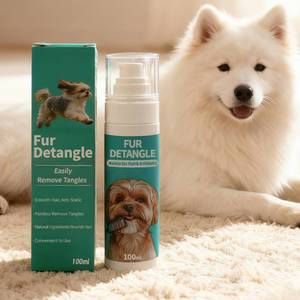 Muestra Gratuita de Espray Nutritivo para el Pelo de Mascotas en Caja Ecológica, Suavizante y Antiestático, Desenredante para Perros, para el Baño y el Aseo - Product Image 5