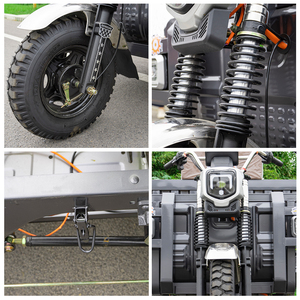 Camión Volquete Eléctrico de 3 Ruedas con Carrocería Abierta para Carga, con Motor de 3500W-7500W, 4 Pasajeros, Carga Útil de 400kg - Product Image 5