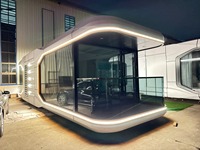 Maison capsule spatiale préfabriquée personnalisable pour hôtels villas gymnases attractions touristiques résidentielles