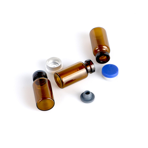 Flacon de poudre lyophilisée personnalisé, emballage pharmaceutique brun anti-lumière pour produits de santé avec bouchon - Product Image 6