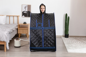 Vente en gros sauna portable sauna à vapeur pour une personne avec chapeau pour tout le corps - Product Image 3