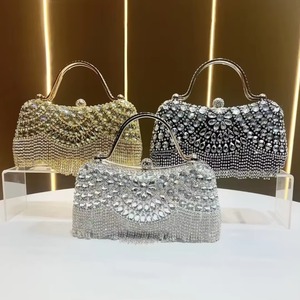Bolso de noche brillante para mujer, elegante bolso de fiesta para damas, bolso de diseñador para mujer, bolso cruzado brillante para exteriores. - Product Image 1
