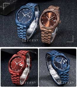 Reloj de Lujo para Hombre <span class=keywords><strong>2026</strong></span>, Personalizado con Logotipo, Marca Privada, Números Arábigos, OEM, Marca Personal, Reloj de Lujo para Hombre - Product Image 2