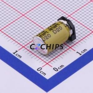 Condensador Electrolítico de Aluminio SMD VKMC1202D8R2MV, D6.3xL12mm 8.2uF 20% 200V 140mA-100kHz - Product Image 2