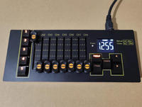 Console d'éclairage DMX miniature conviviale pour les débutants, contrôleur alimenté par batterie pour la pratique en classe, contrôle manuel de l'éclairage facile