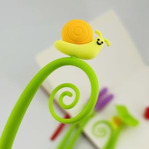 Dễ thương quà tặng sáng tạo Silicone gel bút ốc tình yêu Hoa Oải Hương Hình mịn bằng văn bản sinh viên trung tính bút - Product Image 5