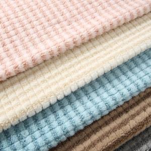 2022 nuovo stile 100% poliestere velluto venere in tessuto Plush Plain Pattern Super morbido eco-friendly ordito borse in velluto auto ragazze - Product Image 1