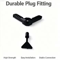 Connecteur d'angle en PP noir Usunk 12A anti-vieillissement pour vitrage double IGU à bord chaud - Vente en gros