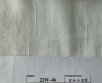 Tessuto Voile in Poliestere a Righe Verticali Intrecciate, Resistente alle Pieghe, per Tende Commerciali e Alberghiere, Fornitura Diretta dalla Fabbrica