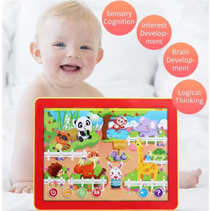 Interesting Cartoon Zoo Early <strong>Learning</strong> Toys <strong>English</strong> Touchscreen Tablet PC <strong>Learning</strong> Machine for Kids - Product Image 3