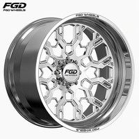 Nouvelle Arrivée FGD Jante Forgée en Aluminium T6061 Personnalisée avec Alésage Central et Décalage Négatif 6x120 8x170 pour F-250 350