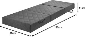 <span class=keywords><strong>Letto</strong></span> in Memory Foam <span class=keywords><strong>per</strong></span> il Comfort del sonno Visco/sgabello - Product Image 3