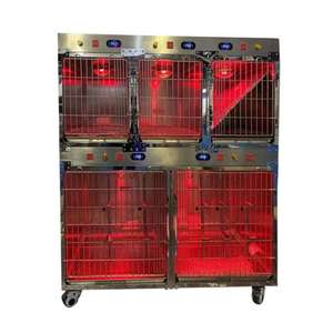 Eur Vet Clinique vétérinaire bon marché <span class=keywords><strong>Cage</strong></span> de soins intensifs Chenil pour chiens Diagnostic et injection en acier inoxydable fort Chargé automatique - Product Image 1