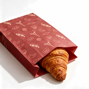Bolsa de Papel Reciclable de Lujo para Alimentos, con Relieve, Laminación Mate, Material de Papel Grueso, Bolsa de Regalo para el Día de la Madre - Product Image 1