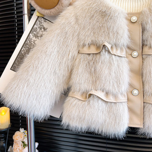 Set di <span class=keywords><strong>abbigliamento</strong></span> per ragazze autunno inverno Set di gonna dolce per bambini tipo di moda da ragazza Set di giacca e gonna in due pezzi - Product Image 4