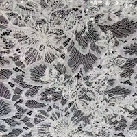 Nouveau tissu en dentelle perlée, tulle français, tissus pour robes de mariée