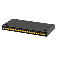 Boîtier terminal ODF 2U 48 ports 48 cœurs pour panneau de brassage fibre optique FTTH SC OTB, 19 pouces, avec adaptateur pigtail, pour montage en rack