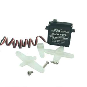 Servo JX Original PDI-HV0903MG 2.6kg con Engranaje Metálico, Servo Digital de Ala Plana, Carcasa de Plástico de Alta Calidad para Planeador RC y Avión de Ala Fija - Product Image 6