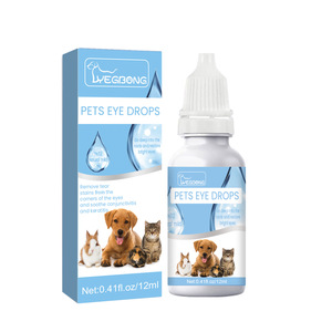 Gotas Oftálmicas y Removedor de Manchas de Lágrimas para Mascotas con Vitamina B6 y Taurina 12ml para Gatos y Perros - Cuidado de Limpieza Ocular - Product Image 1