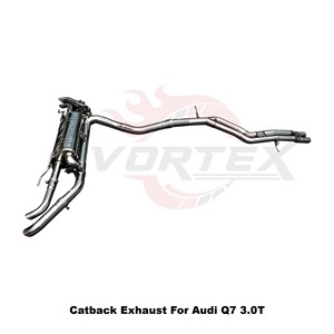 Escape de alto rendimiento Vortex de acero inoxidable con válvula electrónica para Audi Q7 3.0T 2020-2024 Tuning - Product Image 4