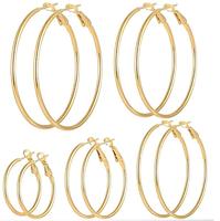 Magitaco 8 paires de boucles d'oreilles à clip en acier inoxydable avec pierre naturelle pour femmes, oreilles non percées, style printemps