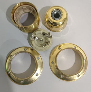 Đôi Vòng E27 kim loại giữ đèn trong nhà ánh sáng mặt dây chuyền với dây vải & EU cắm DIY vít phong cách chuyển đổi quyền lực - Product Image 6