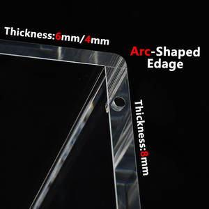 Custodia in acrilico a prova di polvere Pokemoned impennata per scatola di innaffiatura con magnete N52 resistenza UV TCG BB custodia per vetrina - Product Image 4