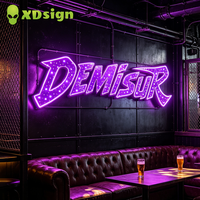 Enseignes lumineuses LED personnalisées découpées au laser XDsign – Lettres 3D effet ciel étoilé, contrôlées par Bluetooth, étanches IP65 pour entreprises et automobiles