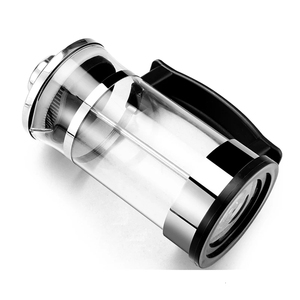 Cafetière à piston française en verre et acier inoxydable PP de 350 ml, avec <span class=keywords><strong>filtre</strong></span> ultra-dense et maintien au chaud pendant 6 heures - Product Image 1