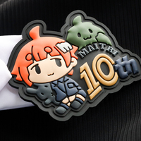 Vente en gros Patch d'étiquette en PVC en caoutchouc souple 3d personnalisé Patch de PVC souple pour vêtements