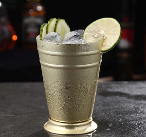 Taza de Cobre de 12oz/350ml en Color Oro Rosa, Negro y Plata para Bebidas Mixtas, Mojito, Mint Julep, Taza de Cóctel de Acero Inoxidable - Product Image 5