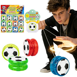 Jouet Yo-Yo de football lumineux pour débutants, 4 couleurs, avec motif de ballon de football, pour adolescents et adultes, compétition, entraînement, cadeau - Product Image 1