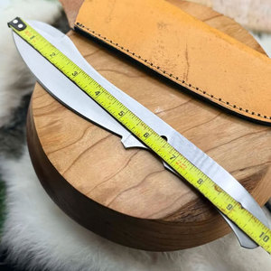 Cuchillo de Caza Personalizado OEM con Hoja de Acero Damasco Forjado, Punta Caída, Espiga Completa y Diseño Duradero - Product Image 5